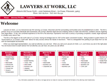 Tablet Screenshot of lawyersatwork.biz